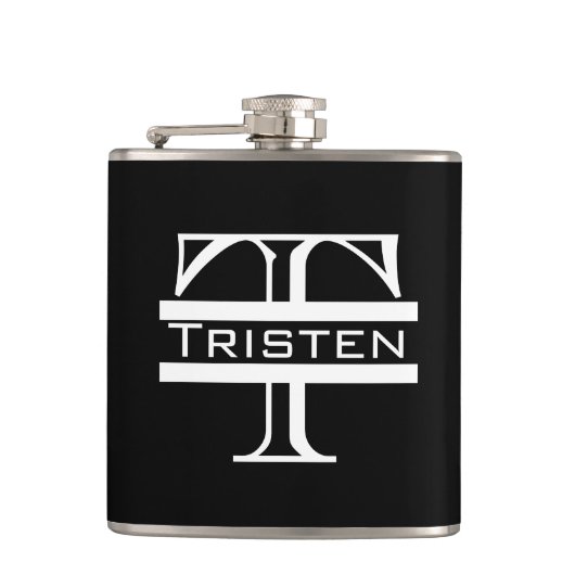 Monogram Classic Initiaal Modern Heupfles (Voorkant)