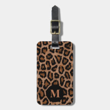 Monogram Classic Zwart / Bruine Luipaardvlekprint