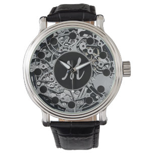 Monogram Clockwork Gears Zilveren polshorloge Horloge