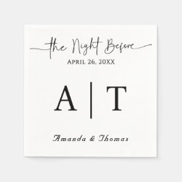 Monogram Cocktail Papier servet