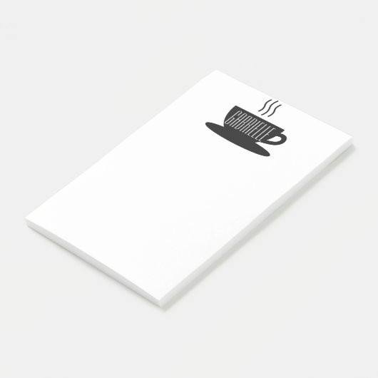 MONOGRAM COFFEE Post-it Notes (Schuin)