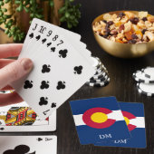 Monogram Colorado-staatsvlag Pokerkaarten (Insitu)