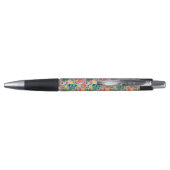 Monogram | Colorful Polka Dot Cactus Pattern Pen (Achterkant)