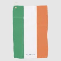 Monogram. Colors of Ireland Flag.