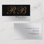 Monogram Consultant Visitekaartje (Voorkant / Achterkant)