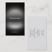 Monogram, controle van de Exterminator van het est Visitekaartje (Voorkant / Achterkant)
