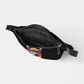 Monogram Cool Neon Retro DJ Llama Heuptasje (Open)