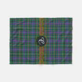 Monogram Cooper Tartan Fleece Deken (Voorkant (Horizontaal))