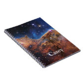 Monogram Cosmic Cliffs Carina Nebula Telescope Notitieboek (Rechterzijde)
