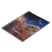 Monogram Cosmic Cliffs Carina Nebula Telescope Notitieboek (Linkerzijde)