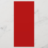 Monogram Crest met Grieks kerstdiner Menu (Achterkant)