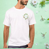 Monogram Crest St. Patrick's day T-shirt Lucky