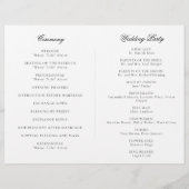 Monogram Crest Wedding Fotoprogramma (Achterkant)