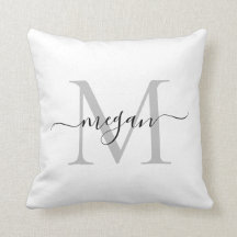 Monogram Cushion - Add your Name