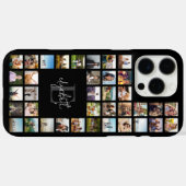 Monogram Custom 37 Photo Collage Case-Mate iPhone Case (Achterkant (horizontaal))