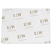 Monogram Custom Branded Business Company Verpakkin Groot Cadeauzakje (Voorkant)
