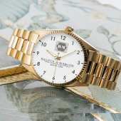 Monogram Custom Couple Names – Elegant gift Horloge