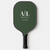 Monogram Custom Initialen Pickleball Paddle - Groe (Voorkant)