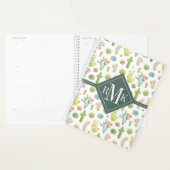 Monogram | Cute Cactus Standing Pattern Planner (Display)