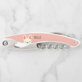 Monogram Cute French Bulldog Kurkentrekker (Voorkant)