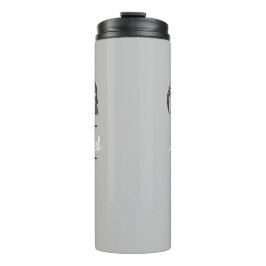 Monogram Cute Graphics Elephant, speciaal aangepas Thermosbeker