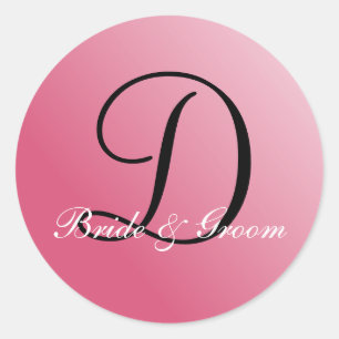 Monogram D aanpasbaar zegel