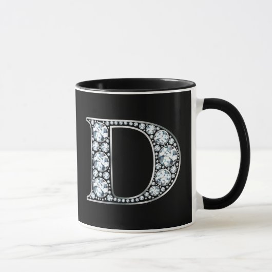 Monogram D Faux Diamond Mok (Rechts)