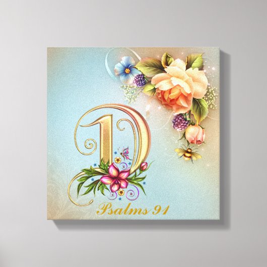 Monogram D Premium - omgepakt Canvas (gloss) (Voorkant)