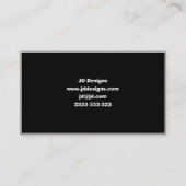 Monogram D visitekaartjes (Achterkant)