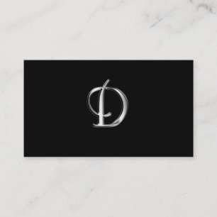 Monogram D visitekaartjes