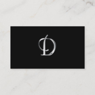 Monogram D visitekaartjes