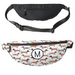 Monogram Dachshund Wiener Sausage Chien Personnali<br><div class="desc">Un motif de chien Dachshund Wiener Sausage amusant pour les amoureux des animaux. Modifiez le monogramme initial pour personnaliser.</div>