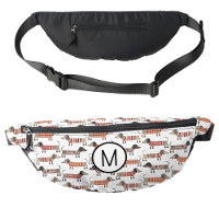 Monogram Dachshund Wiener Worst Hond Gepersonalise