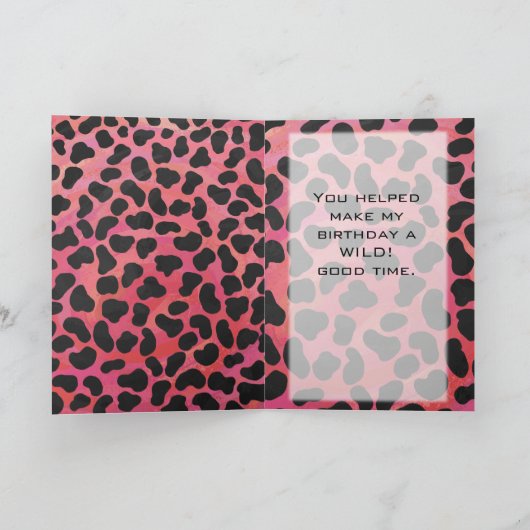 Monogram Dalmatian Black en Red Kaart (Binnen)