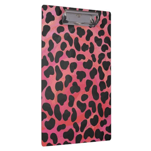 Monogram Dalmatian Black en Red Klembord (Rechts)