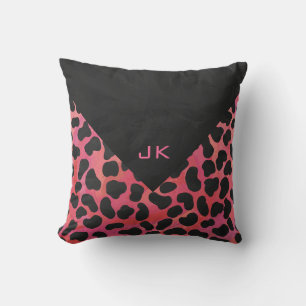 Monogram Dalmatian Black en Red Kussen