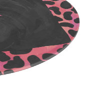 Monogram Dalmatian Black en Red Snijplank (Hoek)