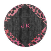 Monogram Dalmatian Black en Red Snijplank (Voorkant)