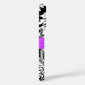 Monogram  Damask Floral Pattern iphone Case-Mate iPhone Case (Achterkant / Rechts)