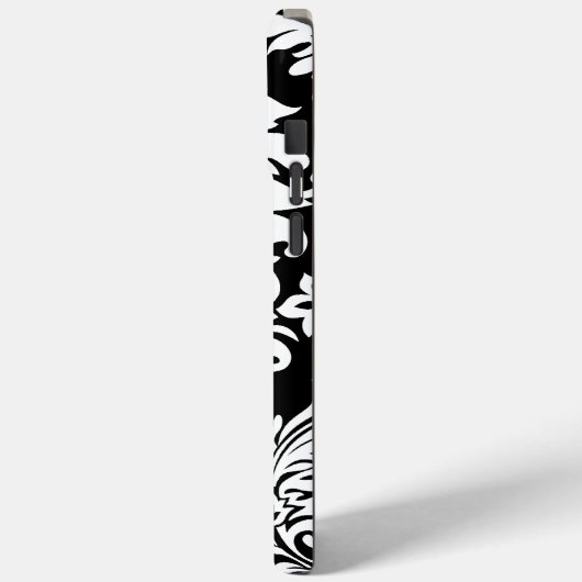 Monogram Damask Patroontelefoon Case-Mate iPhone Case (Achterkant / Links)