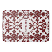 Monogram damast badmat (Voorkant)