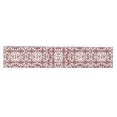 Monogram  damast medium tafelloper (Horizontaal)