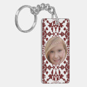 Monogram  damast sleutelhanger (Voorkant Links)