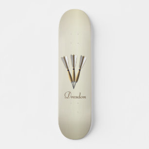 Monogram Darts Ontwerp Skateboard