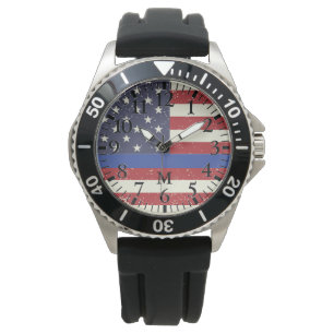 Monogram: De dunne blauwe lijn. Horloge