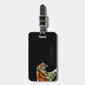 Monogram. De Lone Tiger. Bagagelabel (Voorkant verticaal)