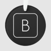 Monogram de Styled | White & Black (devant)