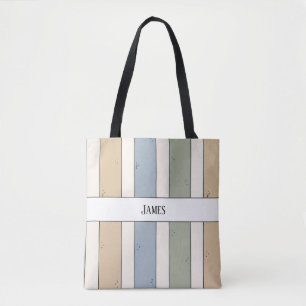 monogram decent strepen tas