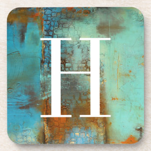 Monogram   Deja Blue Bier Onderzetter