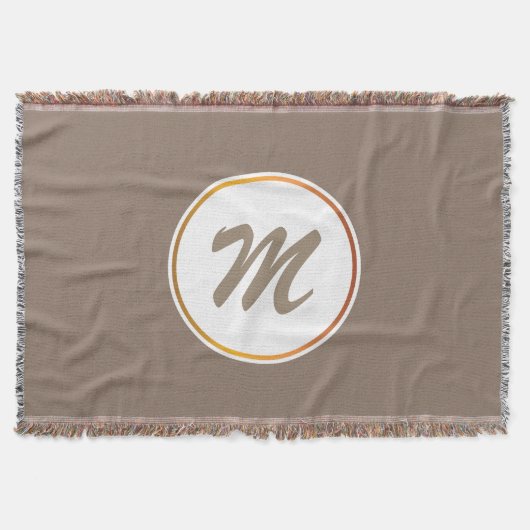 monogram deken (Voorkant)